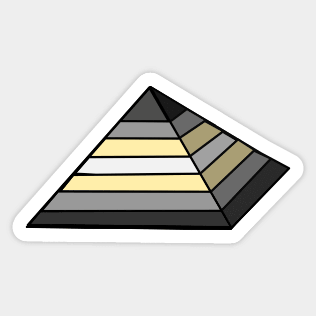 Pyramid Pride Sticker by traditionation